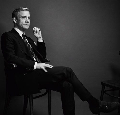 Martin Freeman in the magazine The Jackal