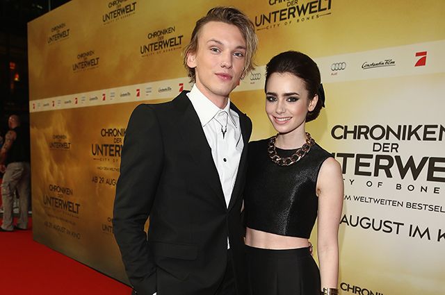 Lily Collins is alone again