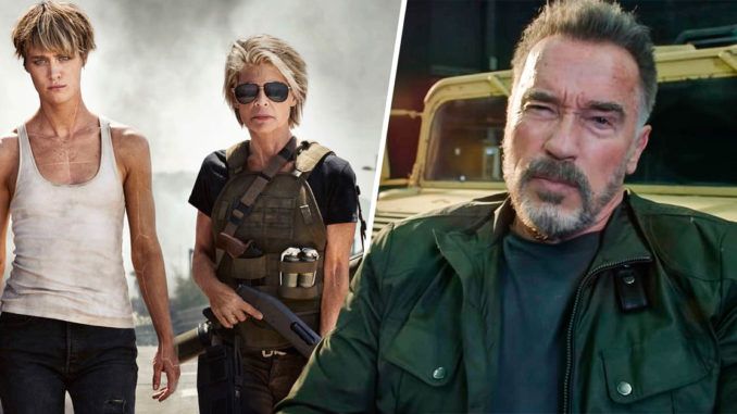 New pictures of Arnold Schwarzenegger from the upcoming Terminator movie