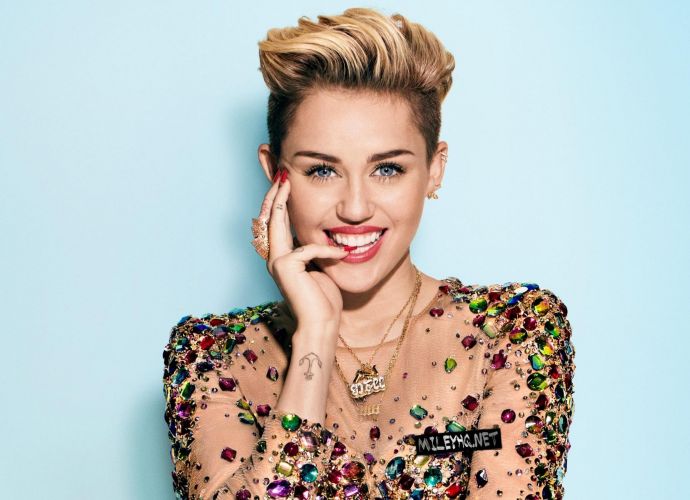Miley Cyrus posted a candid photo