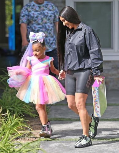 Five-year-old daughter Kim Kardashian starred in a YouTube clip