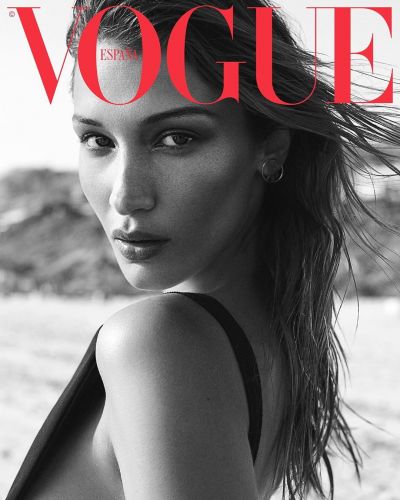 Bella Hadid in a frank photoset for Spanish Vogue