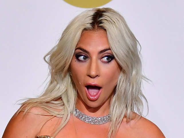 Lady Gaga fell during her concert