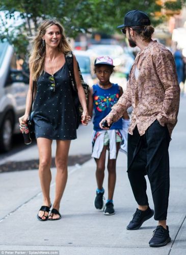 Heidi Klum with his fiance and children is resting in Paris