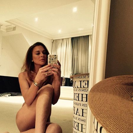 Lindsay Lohan on her birthday shared a provocative photo