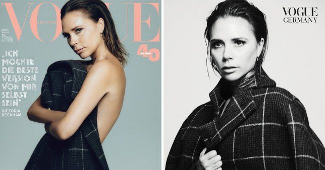 Victoria Beckham graced the cover of the German VOGUE