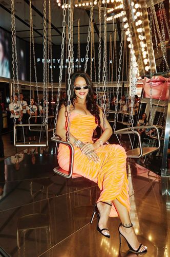 Rihanna attended the opening of her boutique in Seoul