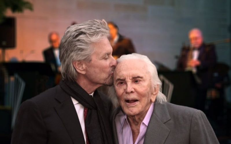 Michael Douglas congratulated his father on 103rd birthday