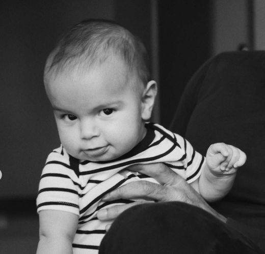 Ricky Martin first showed a photo of his five-month-old son