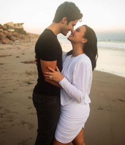 Demi Lovato announced her engagement to Max Ehrich