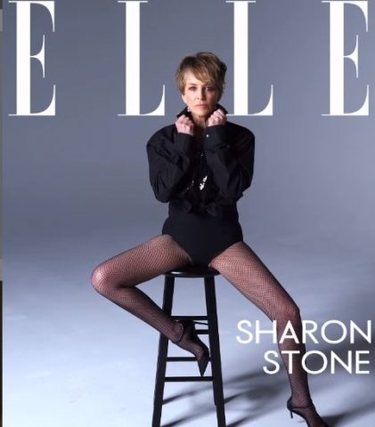 Sharon Stone, 63, posed spectacularly for a glossy