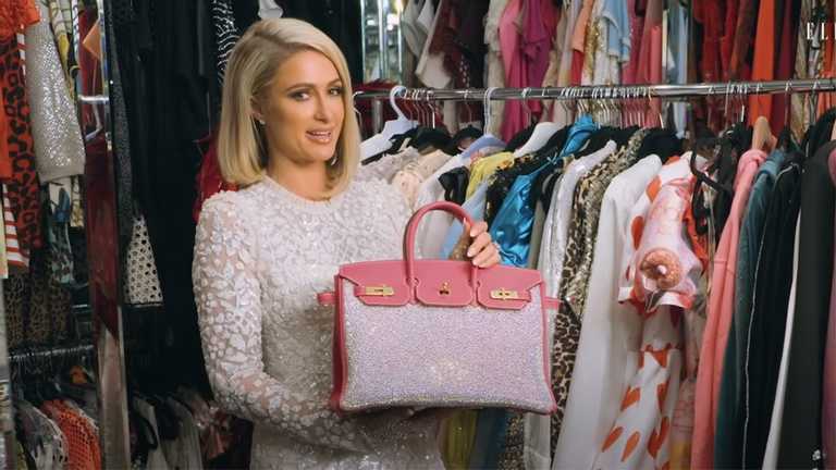 Paris Hilton showed off her most expensive $65,000 bag
