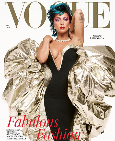 Lady Gaga shot for two Vogue covers