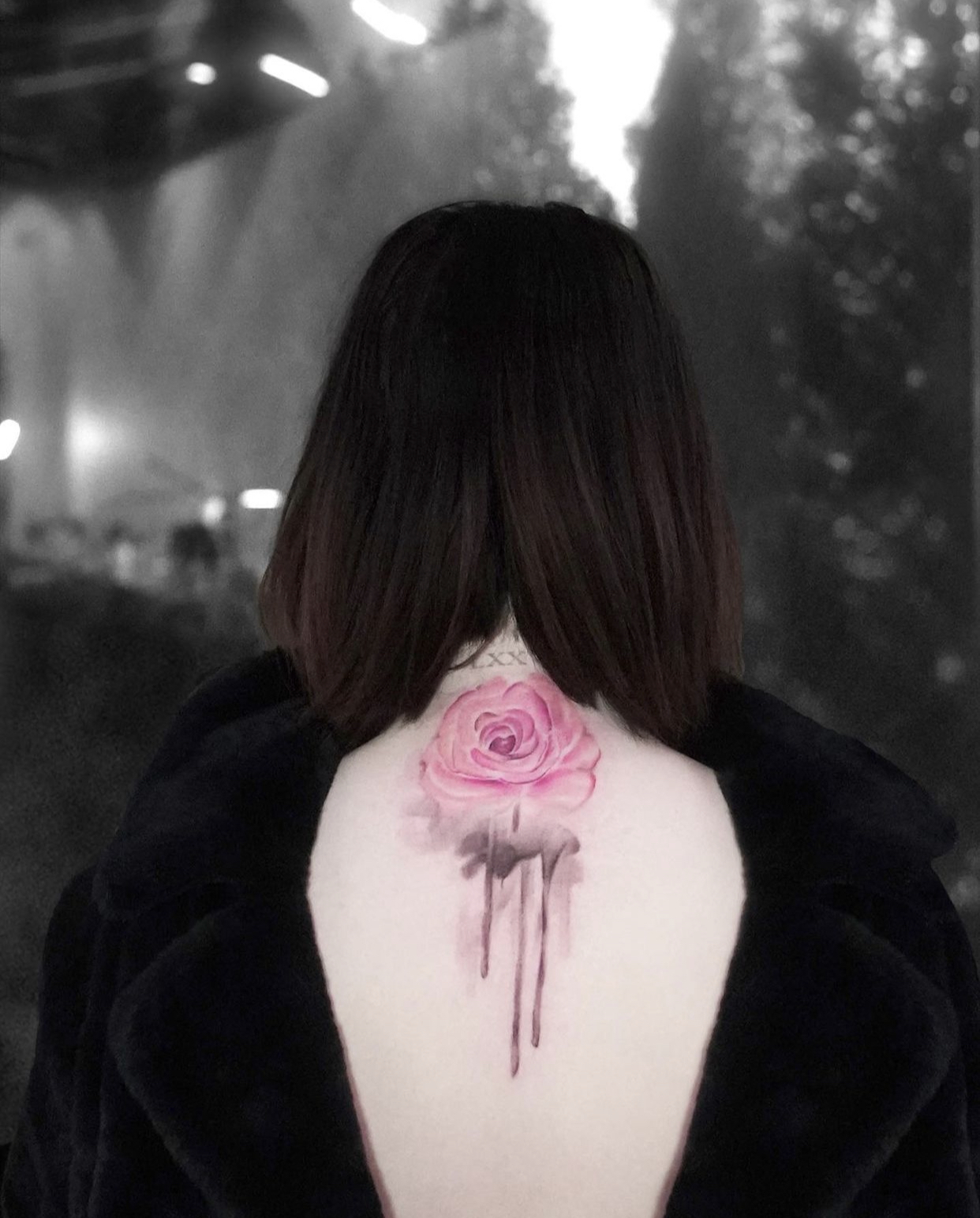 Selena Gomez showed off her secret "flowing" tattoo